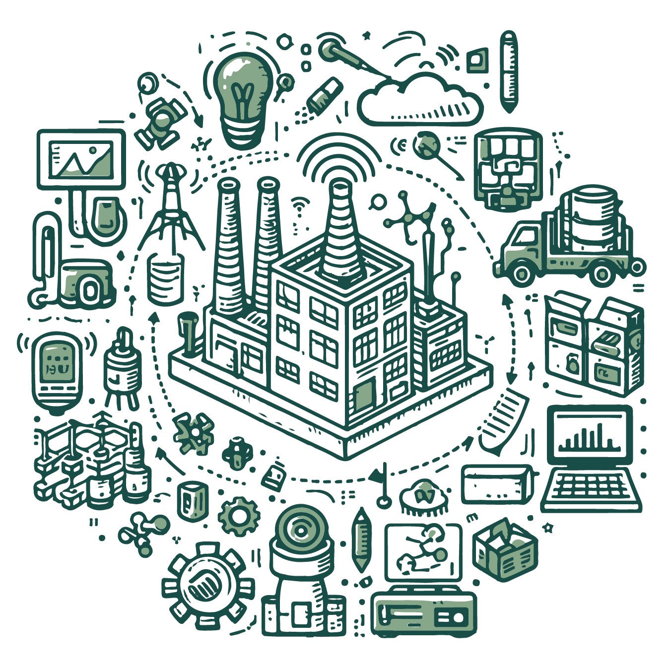 Suavy Technologies Industrial IoT Doodle